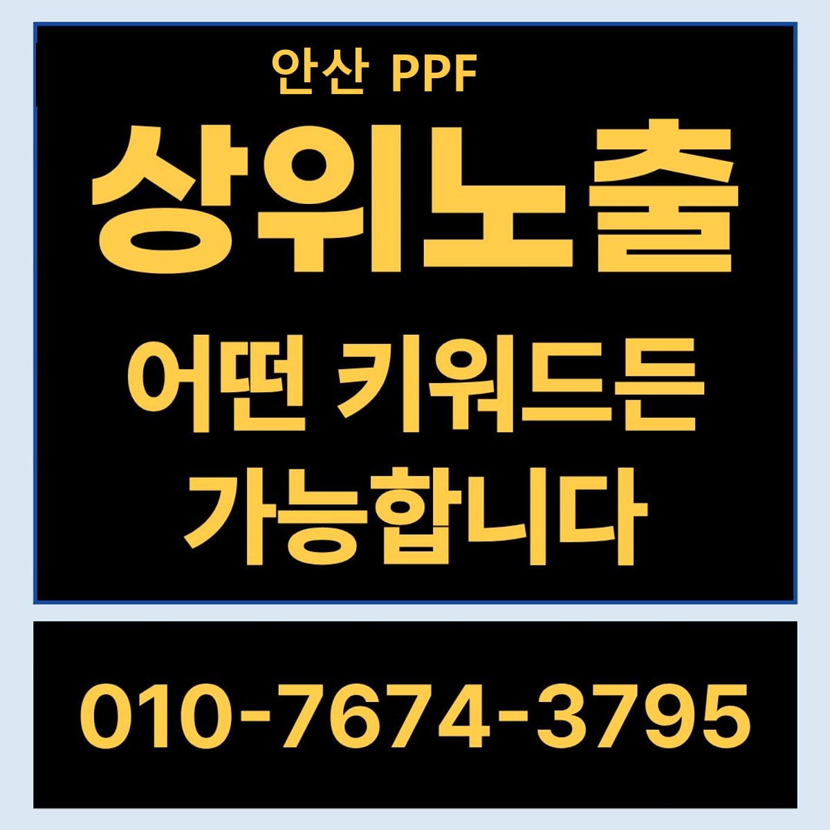 안산 ppf 현장