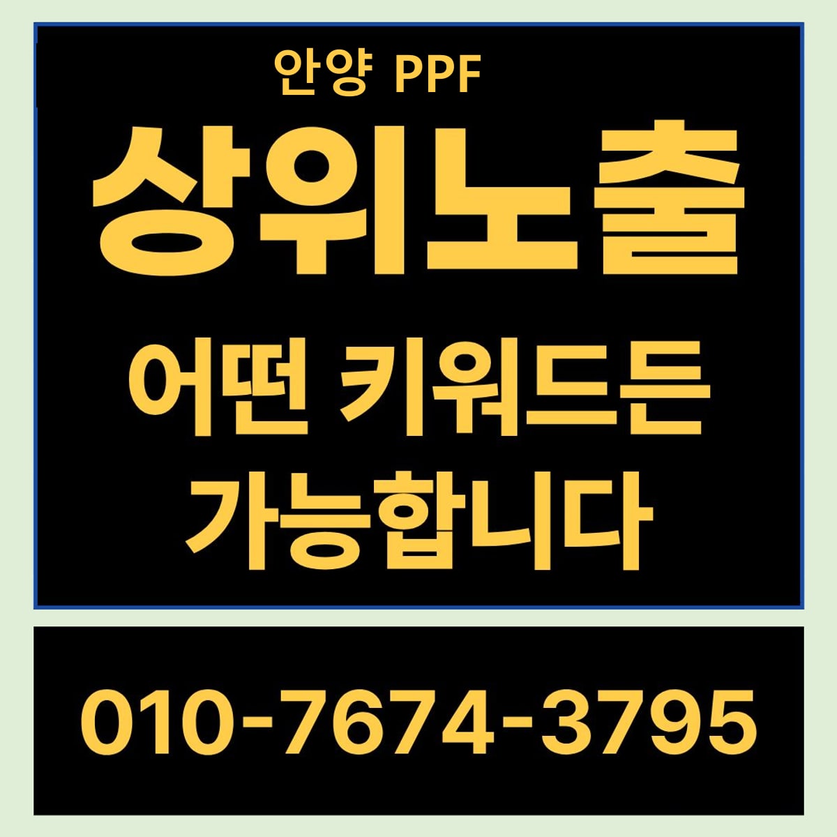 안양 ppf 현장