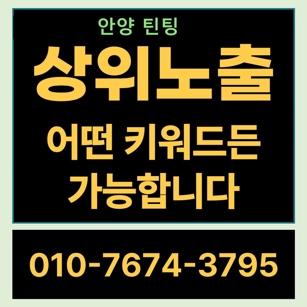 안양 틴팅 현장