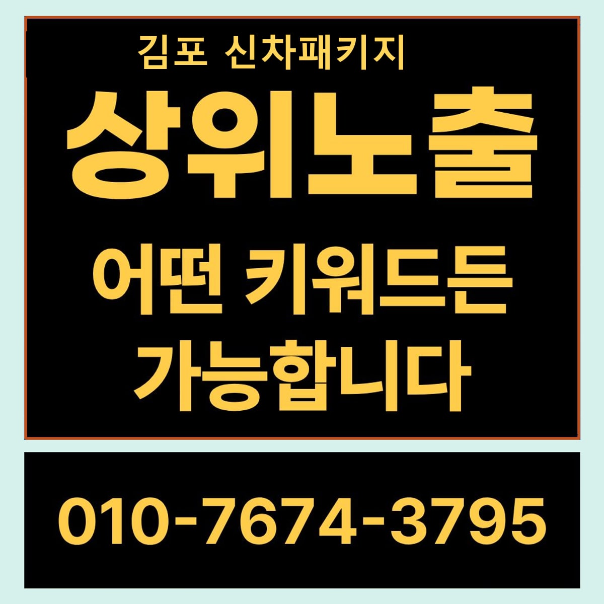 김포 신차패키지 현장